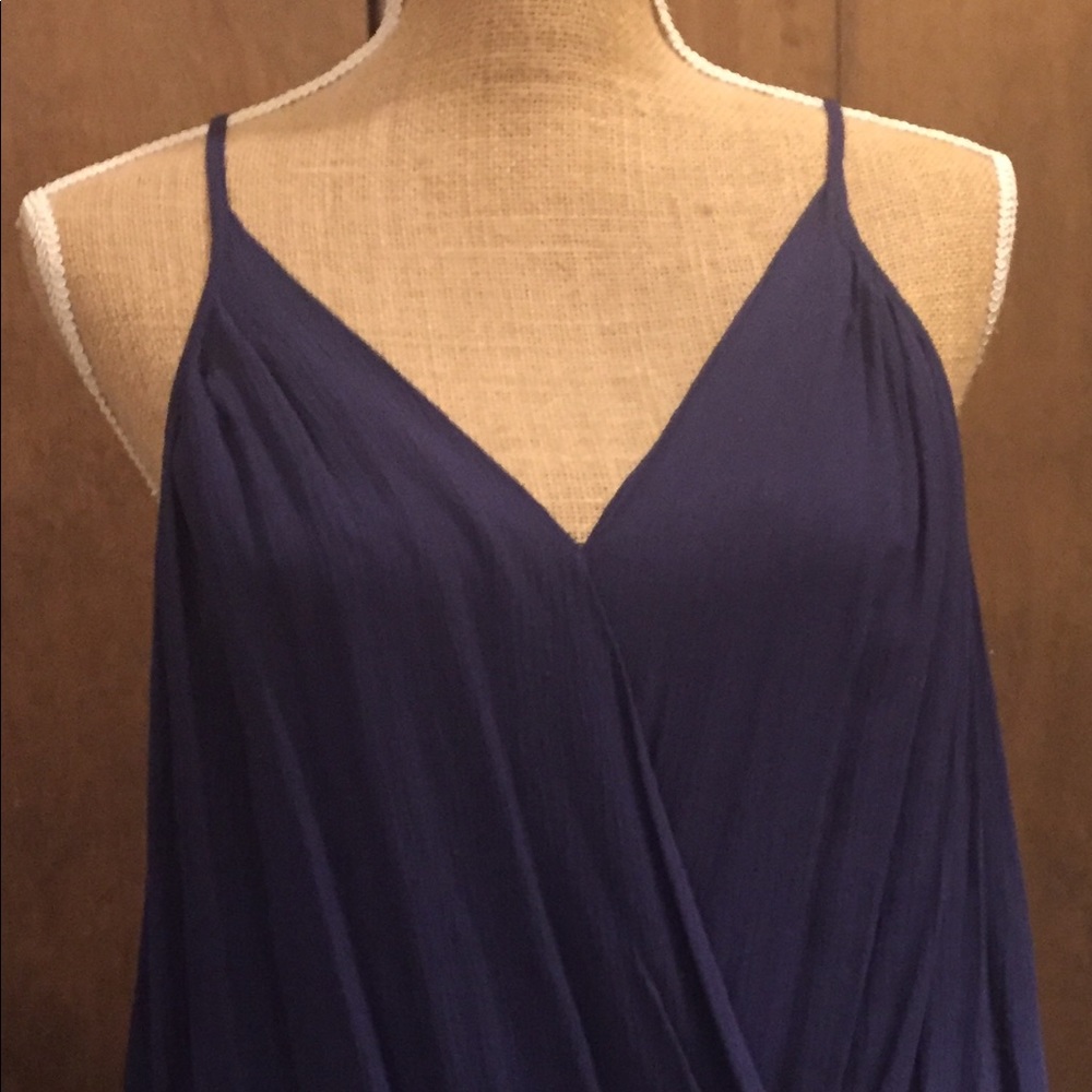 Sexy navy blue blouse. Never worn.